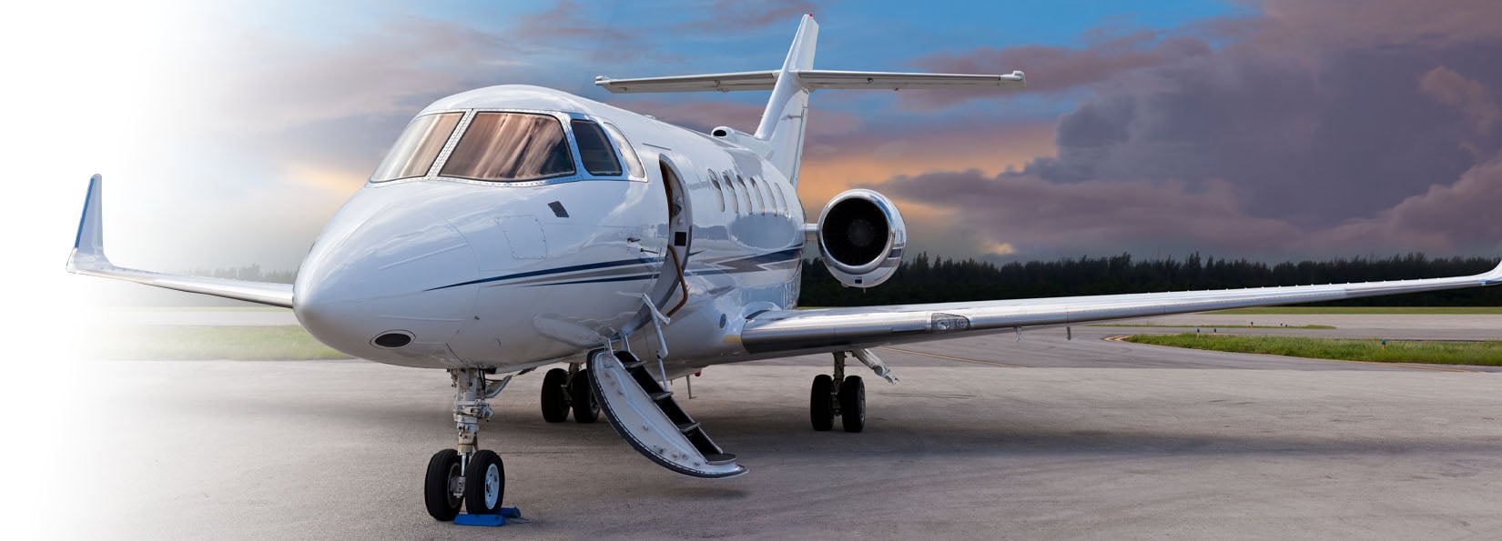 jet plane on a runway