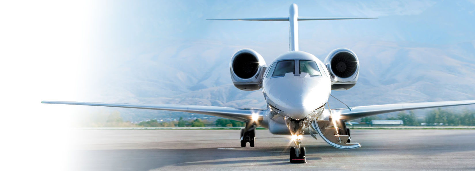 jet plane on a runway